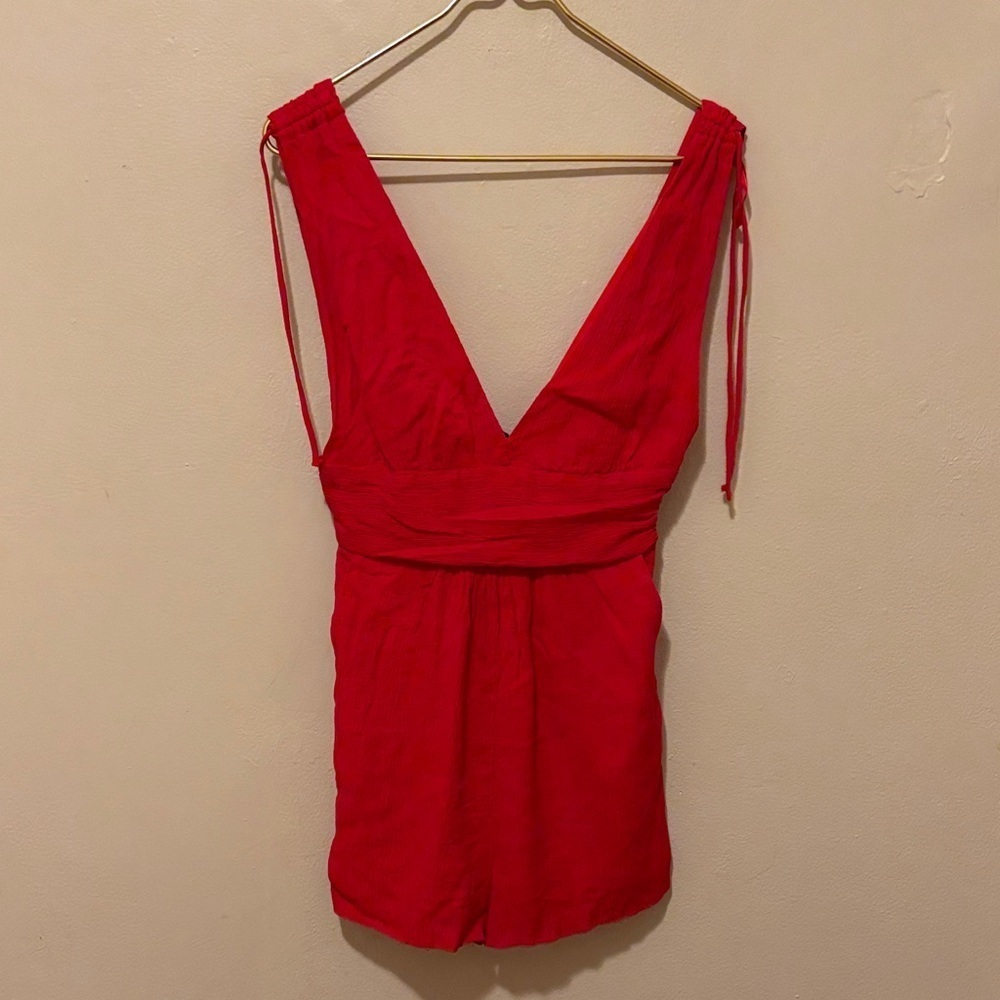 One Clothing Red Jumpsuit